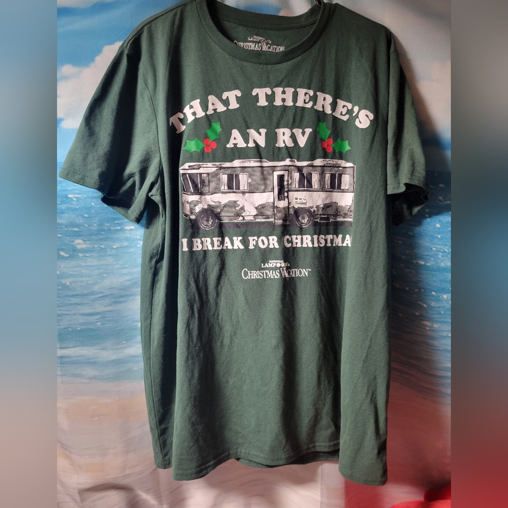 NATIONAL Lampoon's Christmas Vacation RV T-shirt‎ Mens Size XL